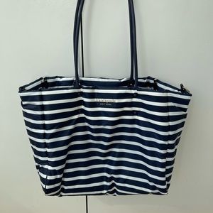 Kate Spade everything puffy sailing stripe tote BRAND NEW WITH TAGS AND DUSTBAG